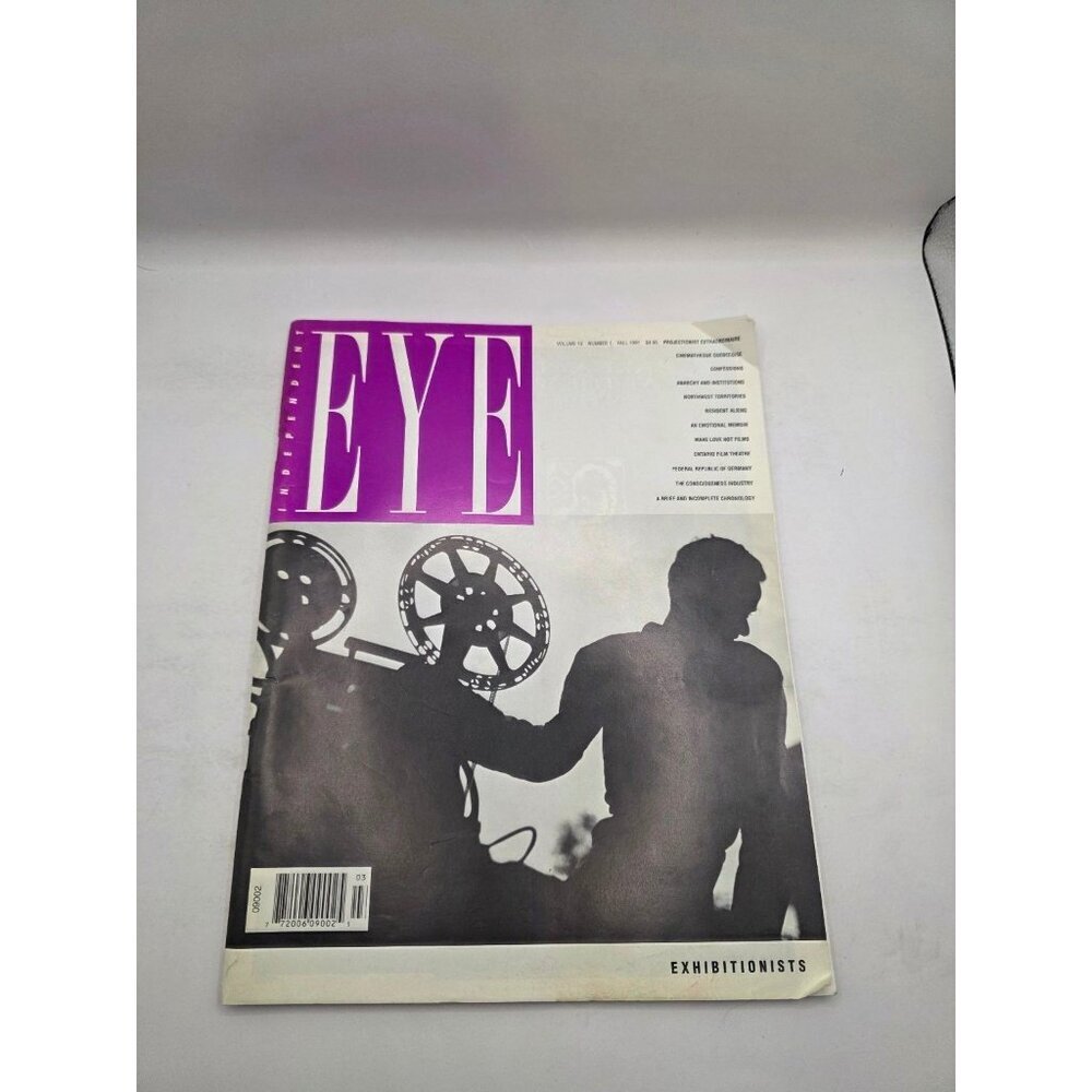 Independent Eye Magazine Fall 1991 Vol 13 No 1 Film Cinema Canada